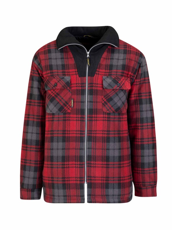 STØRVIK Stanley Thermo Fleece Vest / Houthakkers Jas - Rood
