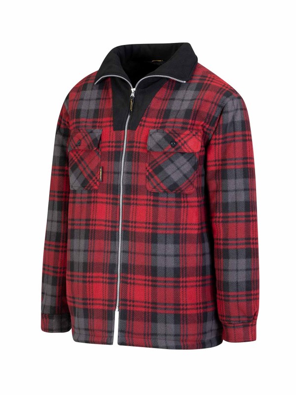 STØRVIK Stanley Thermo Fleece Vest / Houthakkers Jas - Rood