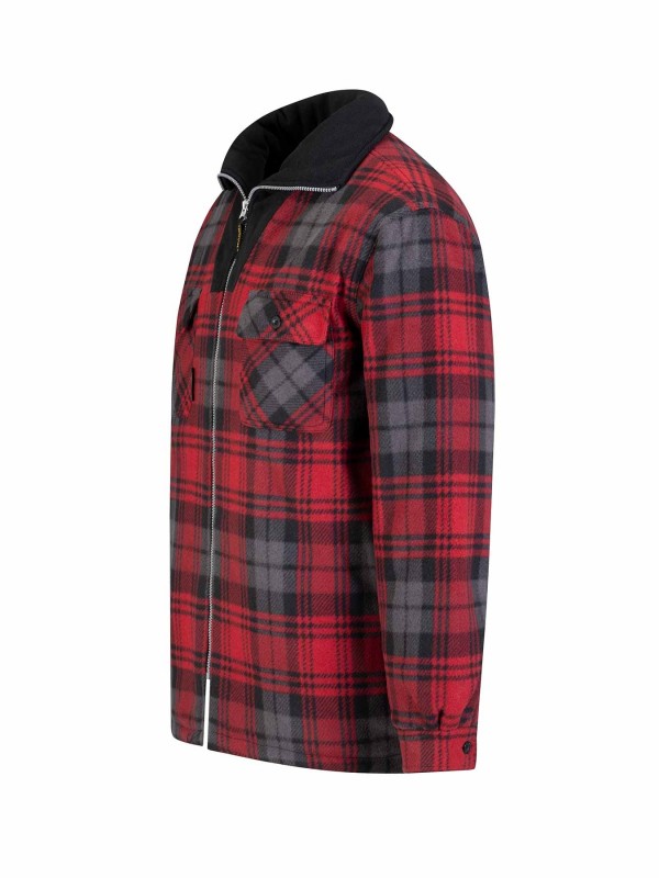 STØRVIK Stanley Thermo Fleece Vest / Houthakkers Jas - Rood