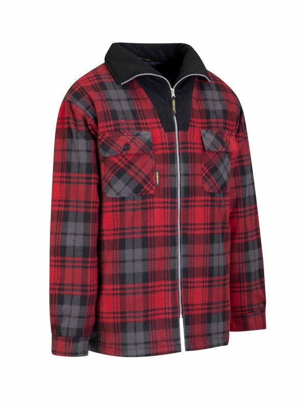 STØRVIK Stanley Thermo Fleece Vest / Houthakkers Jas - Rood