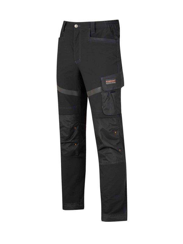 STØRVIK 4Way Stretch Werkbroek Zwart - Stef