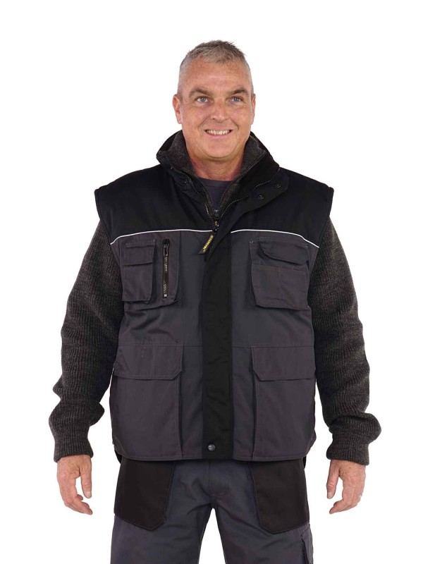 Storvik Bodywarmer Grijs/Zwart - Aron