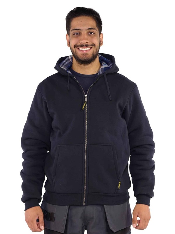 Hooded Sweatvest Donkerblauw S 6XL ODIN