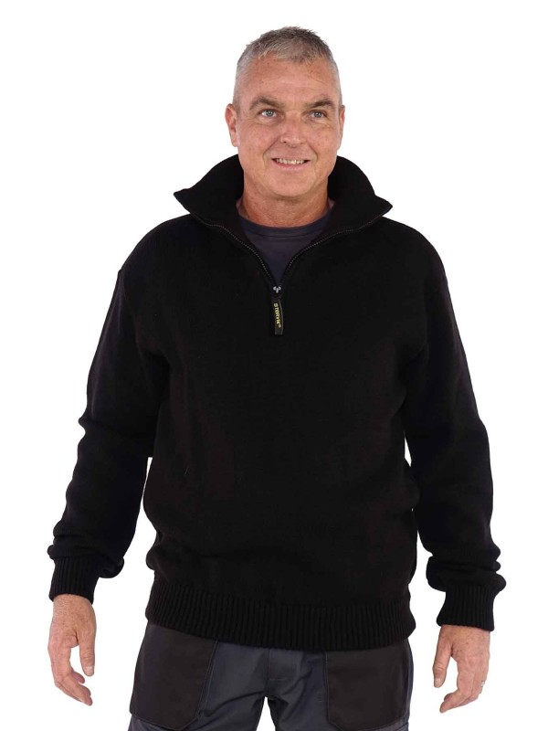 Schipperstrui zwart outlet