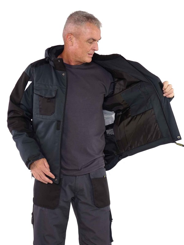 Storvik Softshell Werkjas Padded Antraciet - Ton