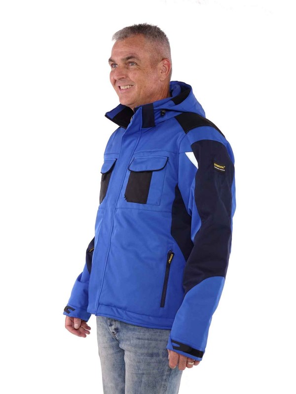Storvik Softshell Werkjas Padded Blauw - Ton