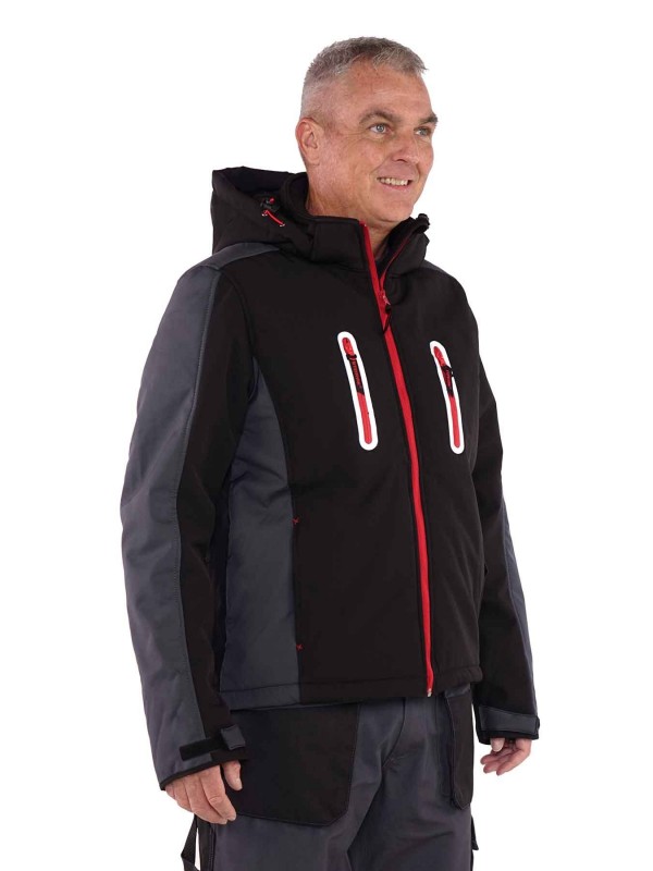 STØRVIK Softshell Werkjas Zwart - S-6XL - DONAR
