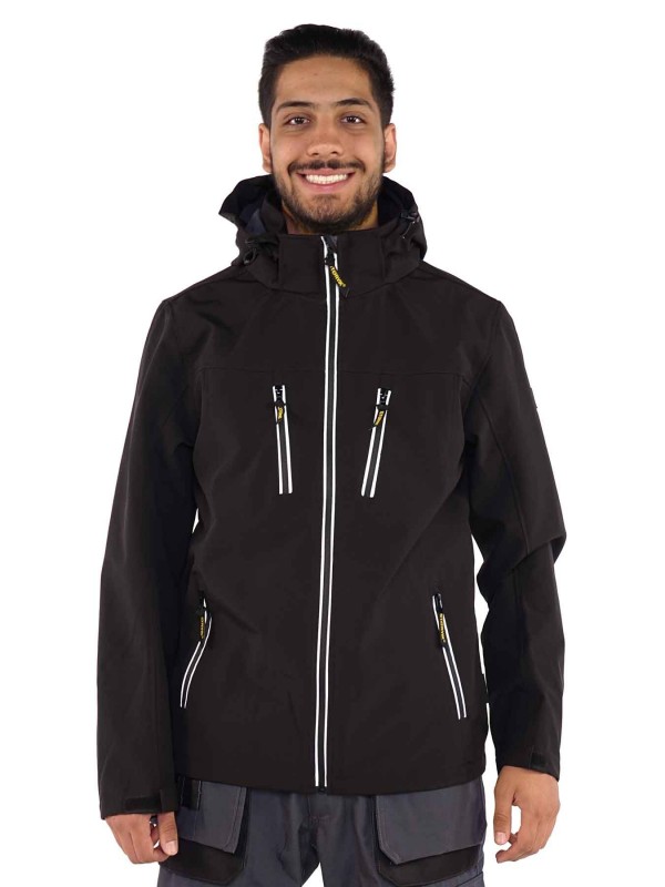 Softshell Werkjas Zwart - Bill