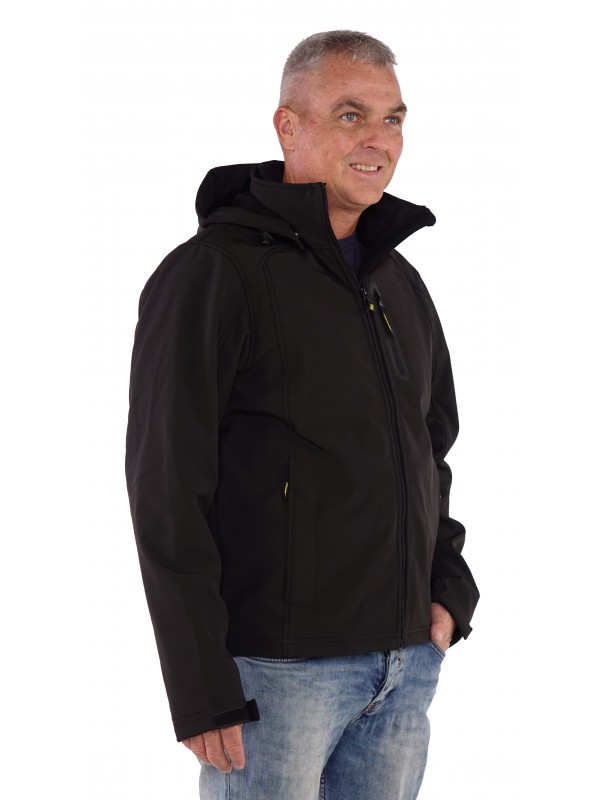 Storvik  Softshell Werkjas Zwart - Napier