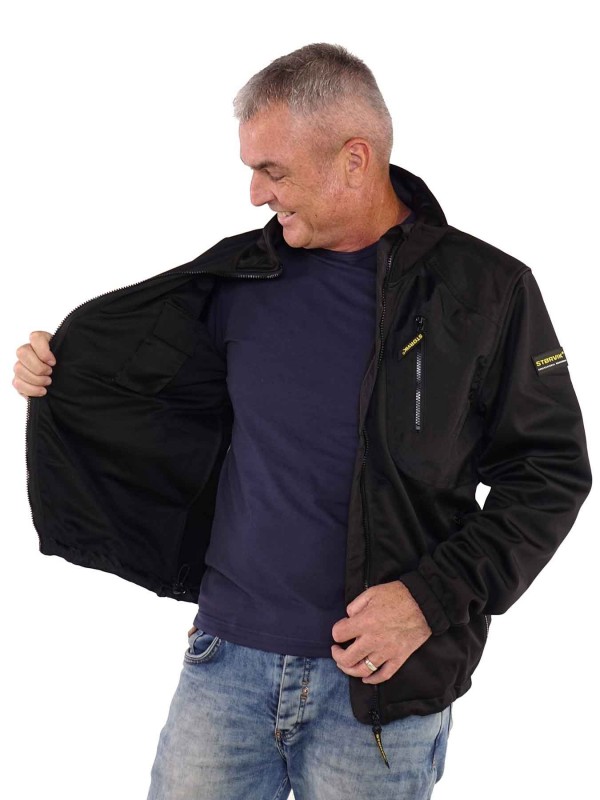 Størvik Softshell Werkjas Zwart - Zeus