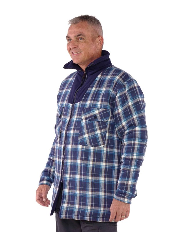 Storvik Thermohemd 100% katoen Heren DES6 Blauw - Vancouver