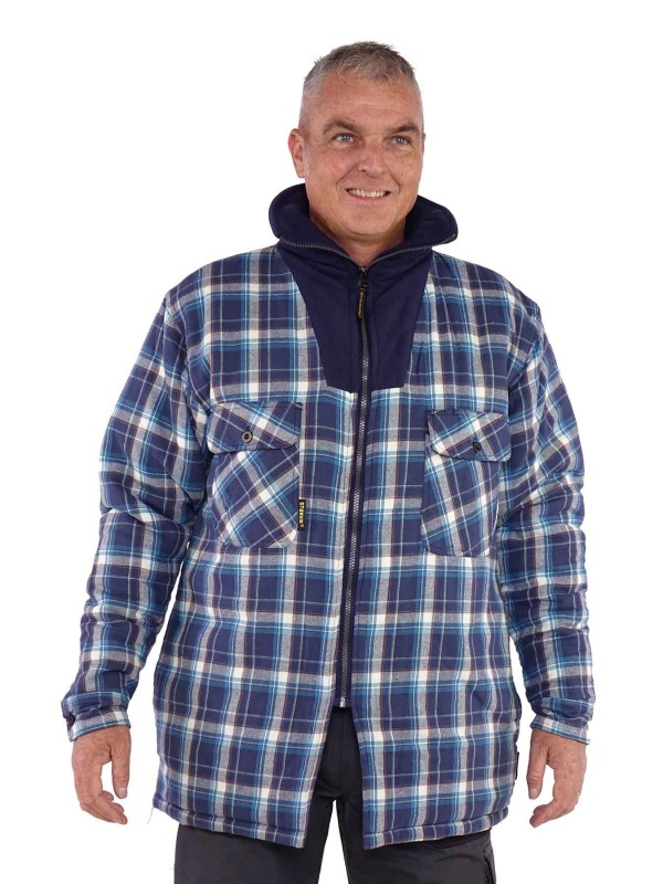 Storvik Thermohemd 100% katoen Heren DES6 Blauw - Vancouver