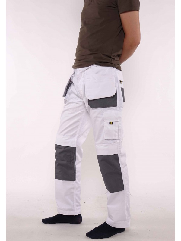 STØRVIK Schilders Werkbroek Wit - XS-3XL - DAVID