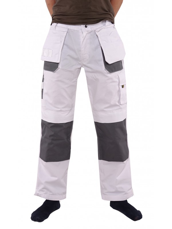 STØRVIK Schilders Werkbroek Wit - XS-3XL - DAVID