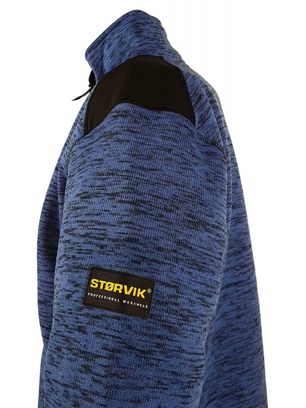 Vrijwillig Afgrond ik ben ziek Werktrui gebreid blauw kopen? - Storvik.nl - €45,00
