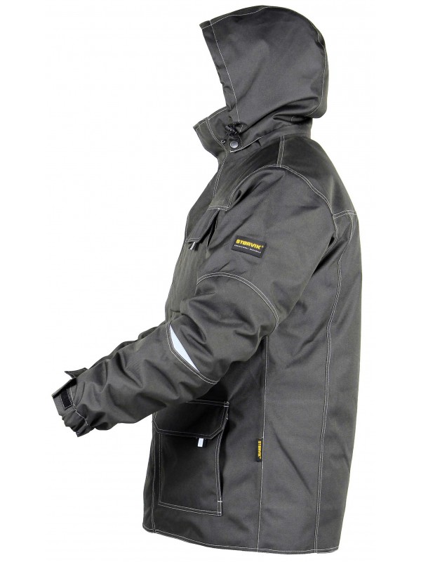Parka Werkjas Werk Regenjas Winterjas Antraciet Grijs CATON