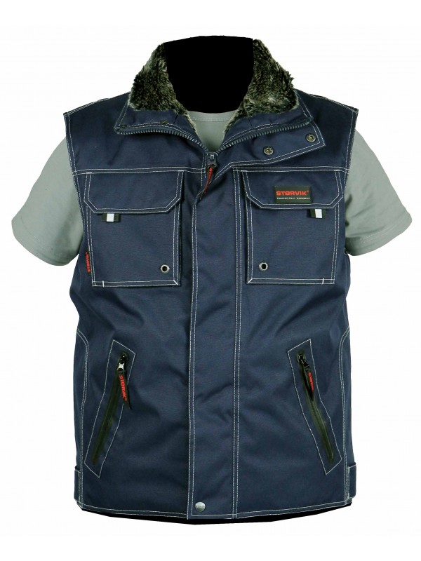 Werk Bodywarmer Donkerblauw L XL CROMWELL