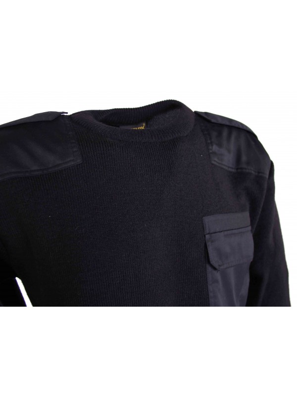 Commando trui zwart kopen? Werkkleding Storvik.nl €45,00 Commando Trui 50 50 Zwart Storvik Dampier Kleding