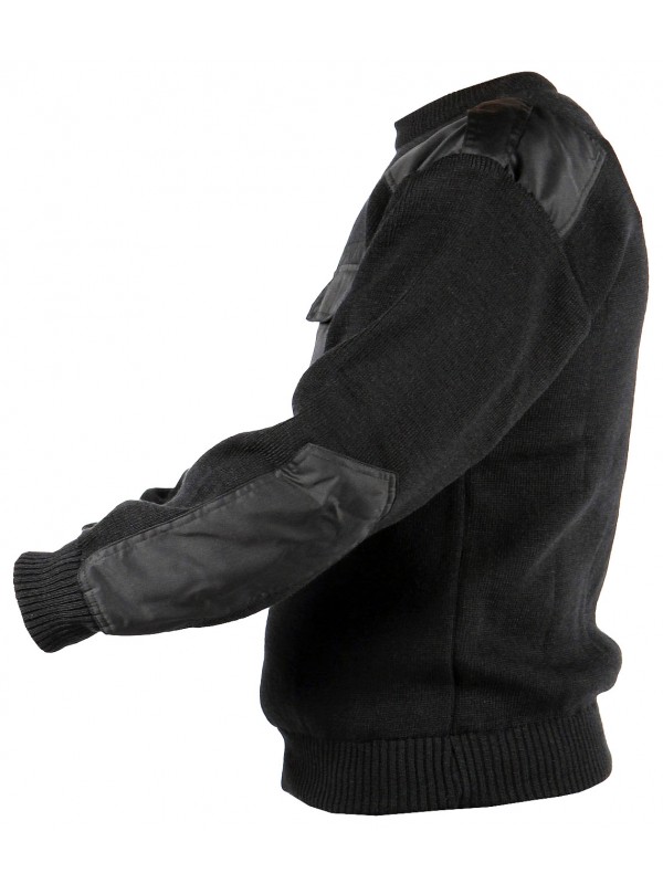 Commando trui zwart kopen? Werkkleding Storvik.nl €45,00 Commando Trui 50 50 Zwart Storvik Dampier Kleding