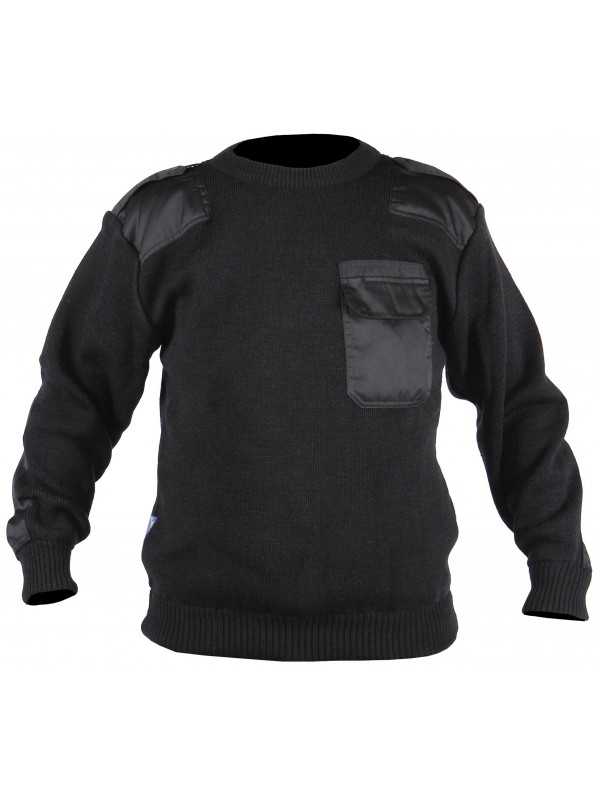 Commando trui zwart kopen? Werkkleding Storvik.nl €45,00 Commando Trui 50 50 Zwart Storvik Dampier Kleding