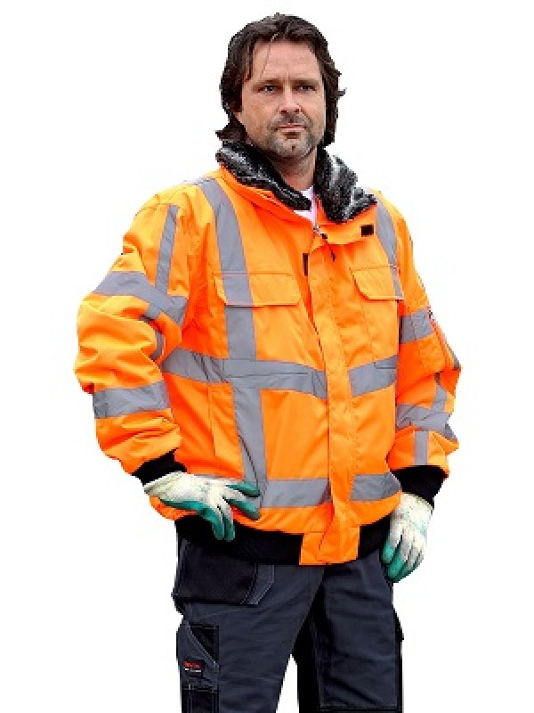 WERKJAS HIGH VISION oranje reflecterend Drammen