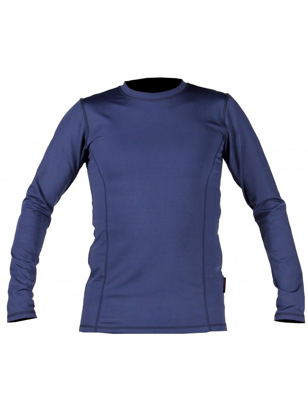 Thermoshirt met mouw blauw kopen? -