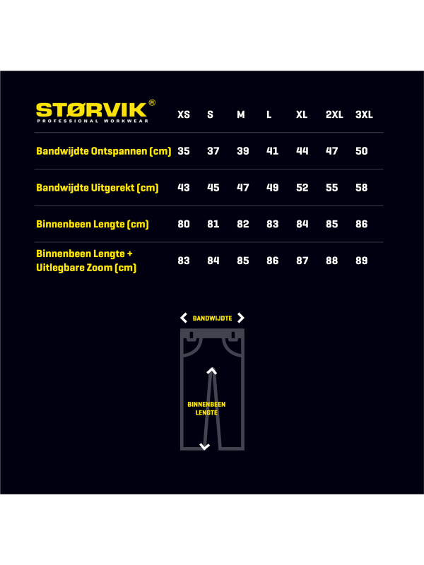 STØRVIK Stretch WERKBROEK - TIM
