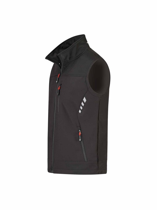 STØRVIK Troms Softshell Bodywarmer Winddicht 4 seizoenen Heren - Zwart