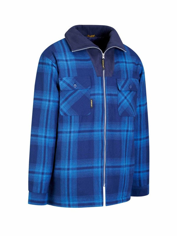STØRVIK Vancouver Thermoblouse Fleece Kraag - Winddicht - Blauw