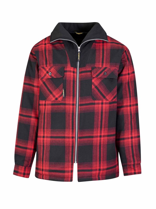 STØRVIK Vancouver Thermoblouse Fleece Kraag - Winddicht - Rood